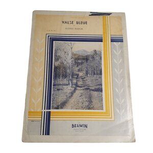 Vintage Belwin Sheet Music Valse Bleue Alfred Margis Gopak Junior Prom Waltz 40s